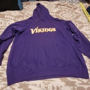 Vikings NFL Team Apparel Purple Hoodie